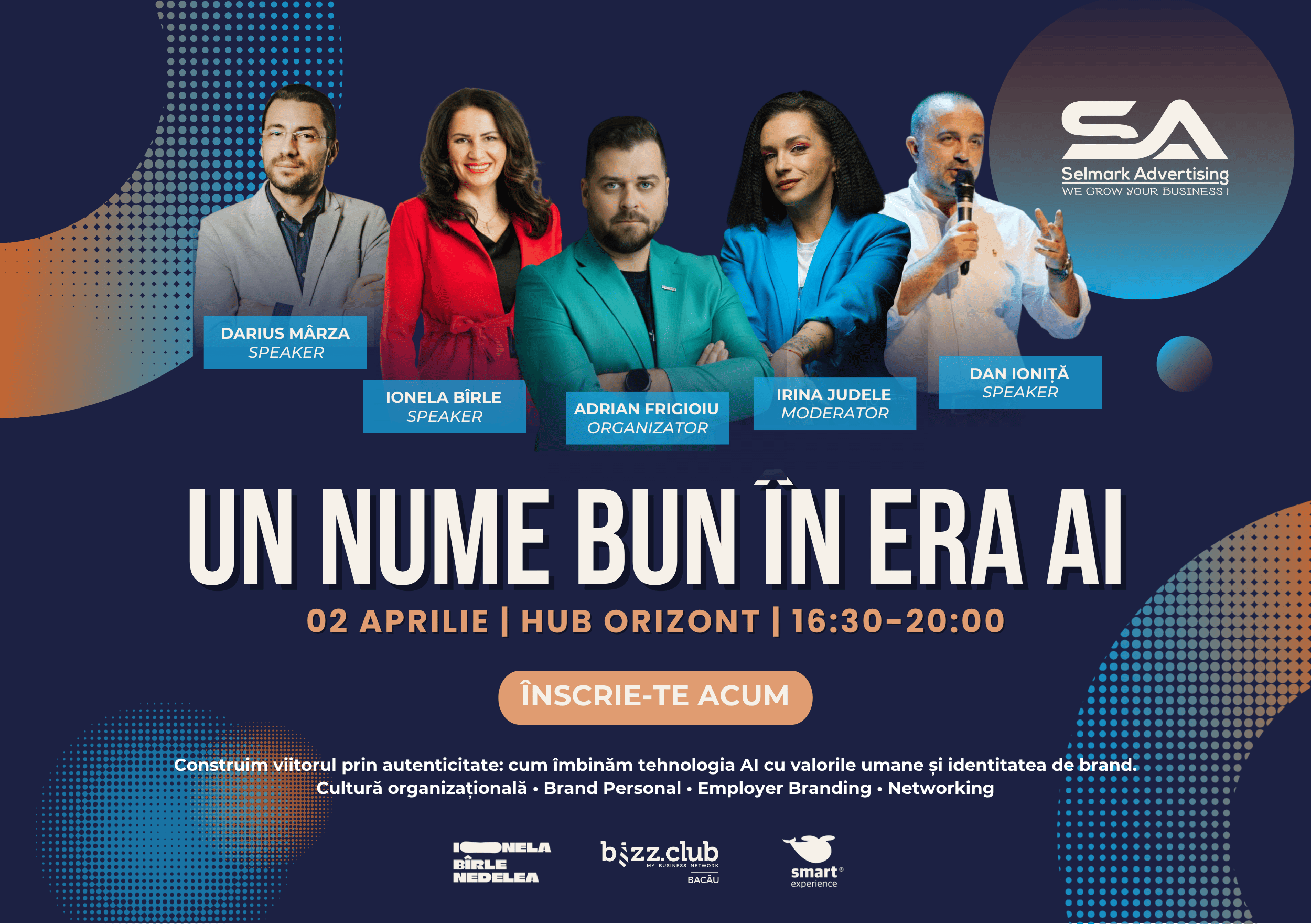 Un Nume Bun în Era AI — 02 Aprilie, HUB Orizont, Bacău